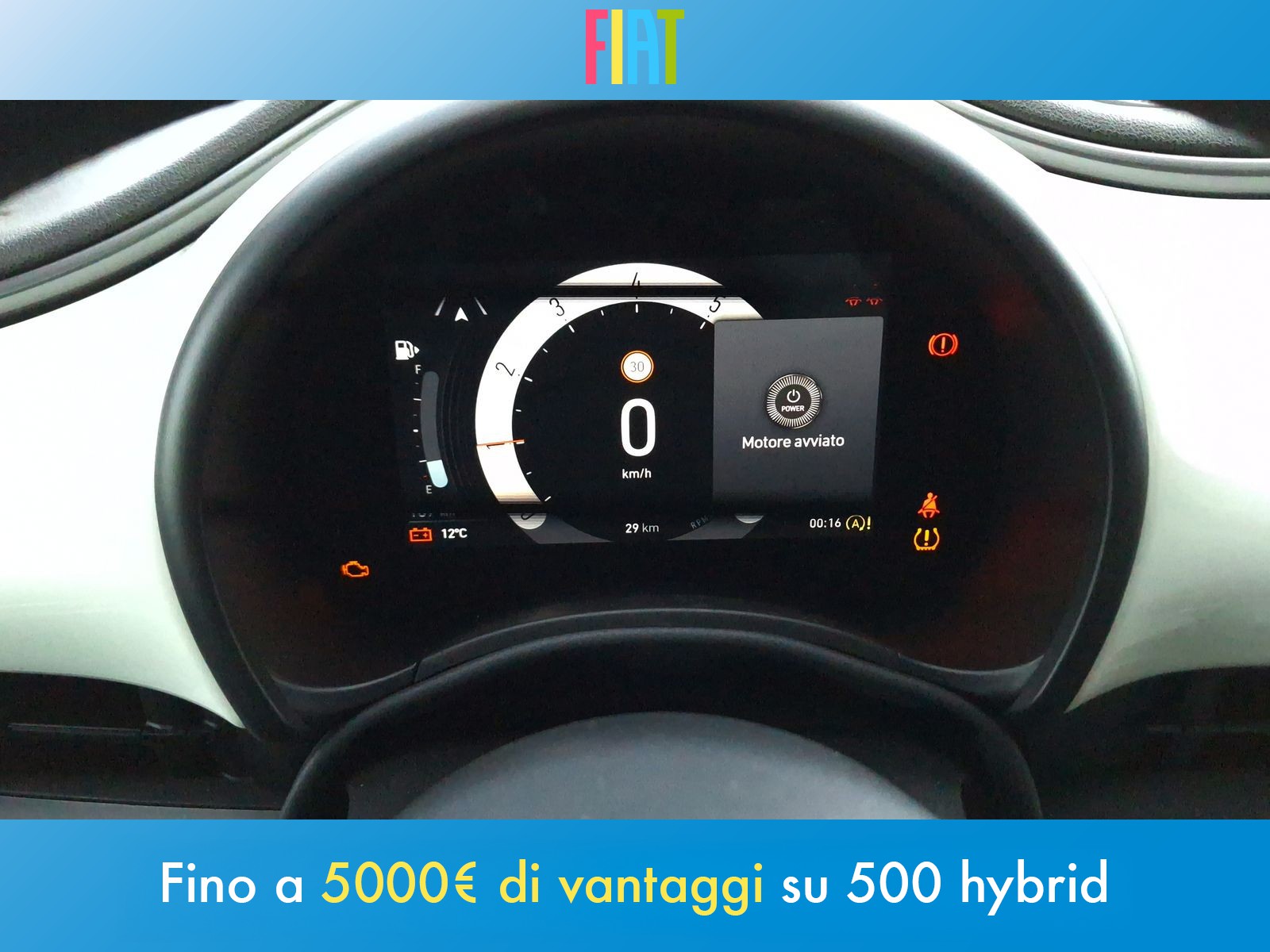 9 - Fiat 500 1.0 hybrid torino