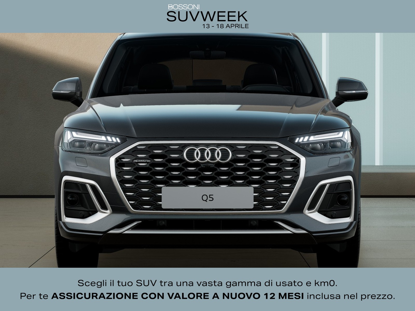 2 - Audi Q5 sportback 40 2.0 tdi mhev 12v s line quattro s tronic