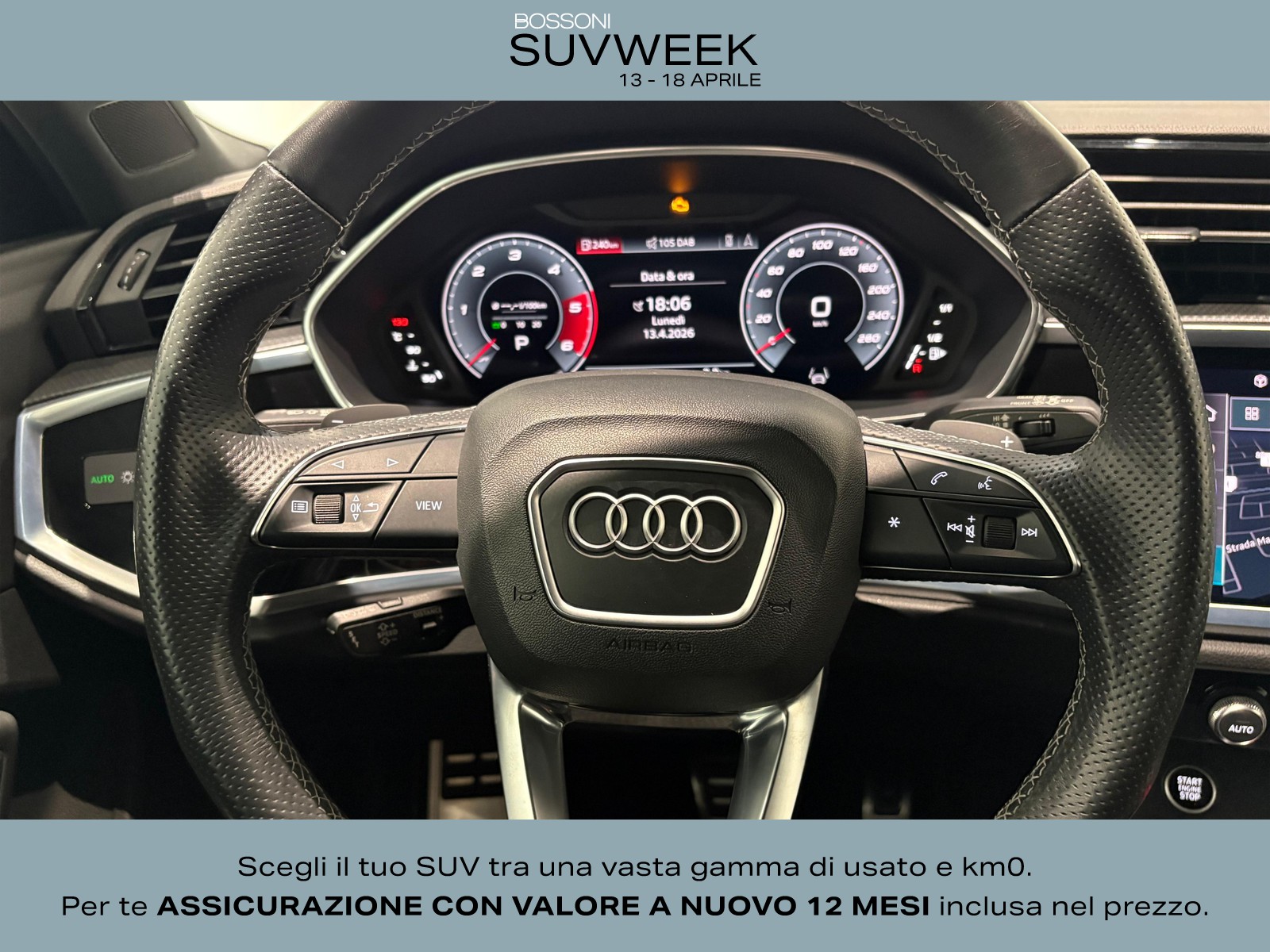 18 - Audi Q3 40 2.0 tdi 200cv s line edition quattro s tronic