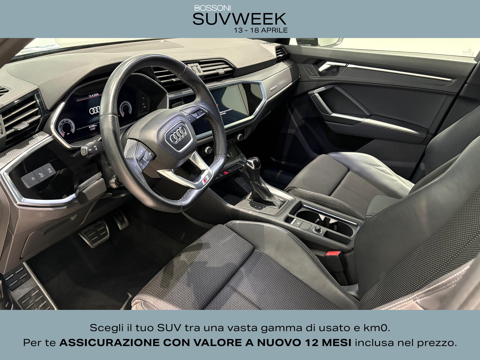 8 - Audi Q3 40 2.0 tdi 200cv s line edition quattro s tronic