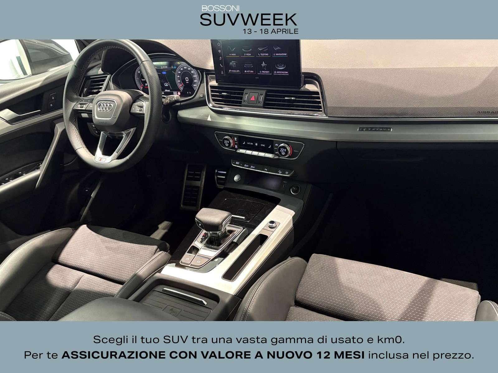 12 - Audi Q5 sportback 40 2.0 tdi mhev 12v s line quattro s tronic