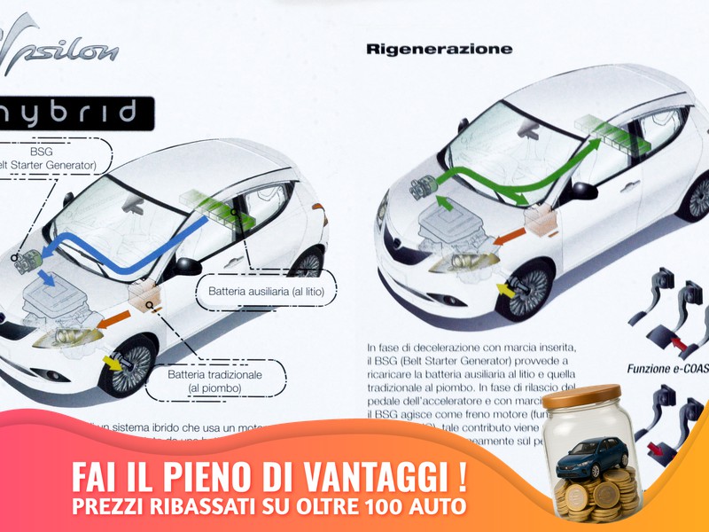 13 - Lancia Ypsilon 5 porte 1.0 firefly hybrid 70cv gold s&s