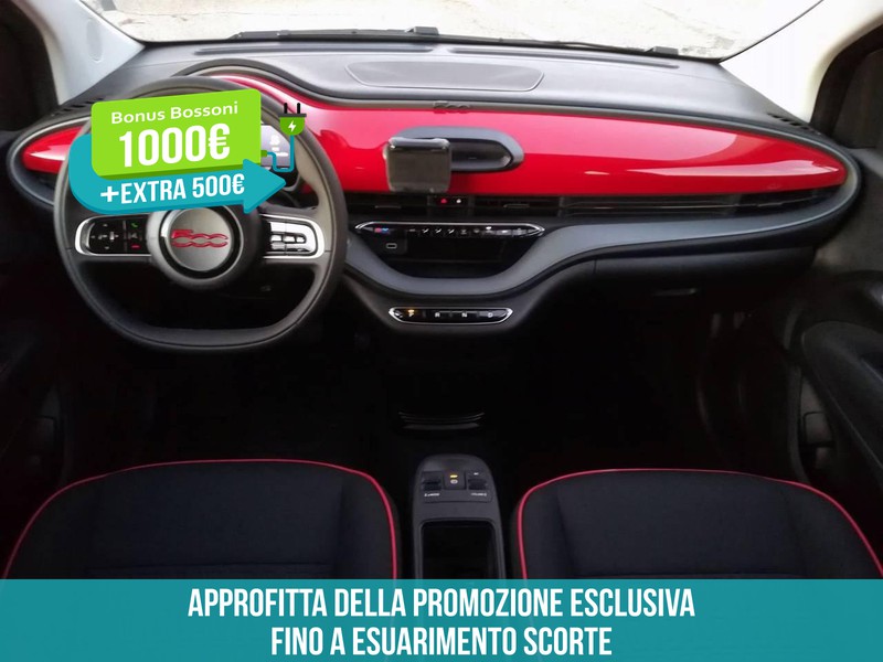 7 - Fiat 500 500e 23,65 kwh (red)