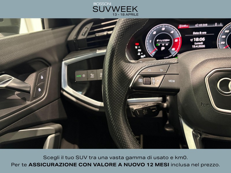 19 - Audi Q3 40 2.0 tdi 200cv s line edition quattro s tronic