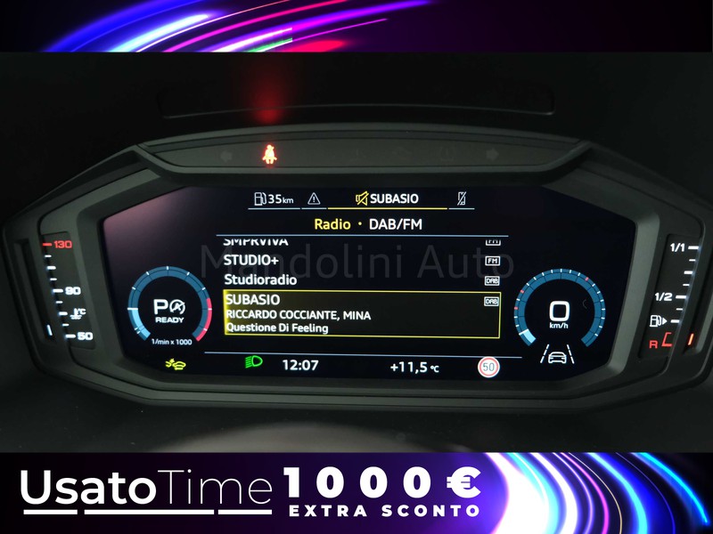 19 - Audi A1 sportback 25 1.0 tfsi admired advanced s tronic my20