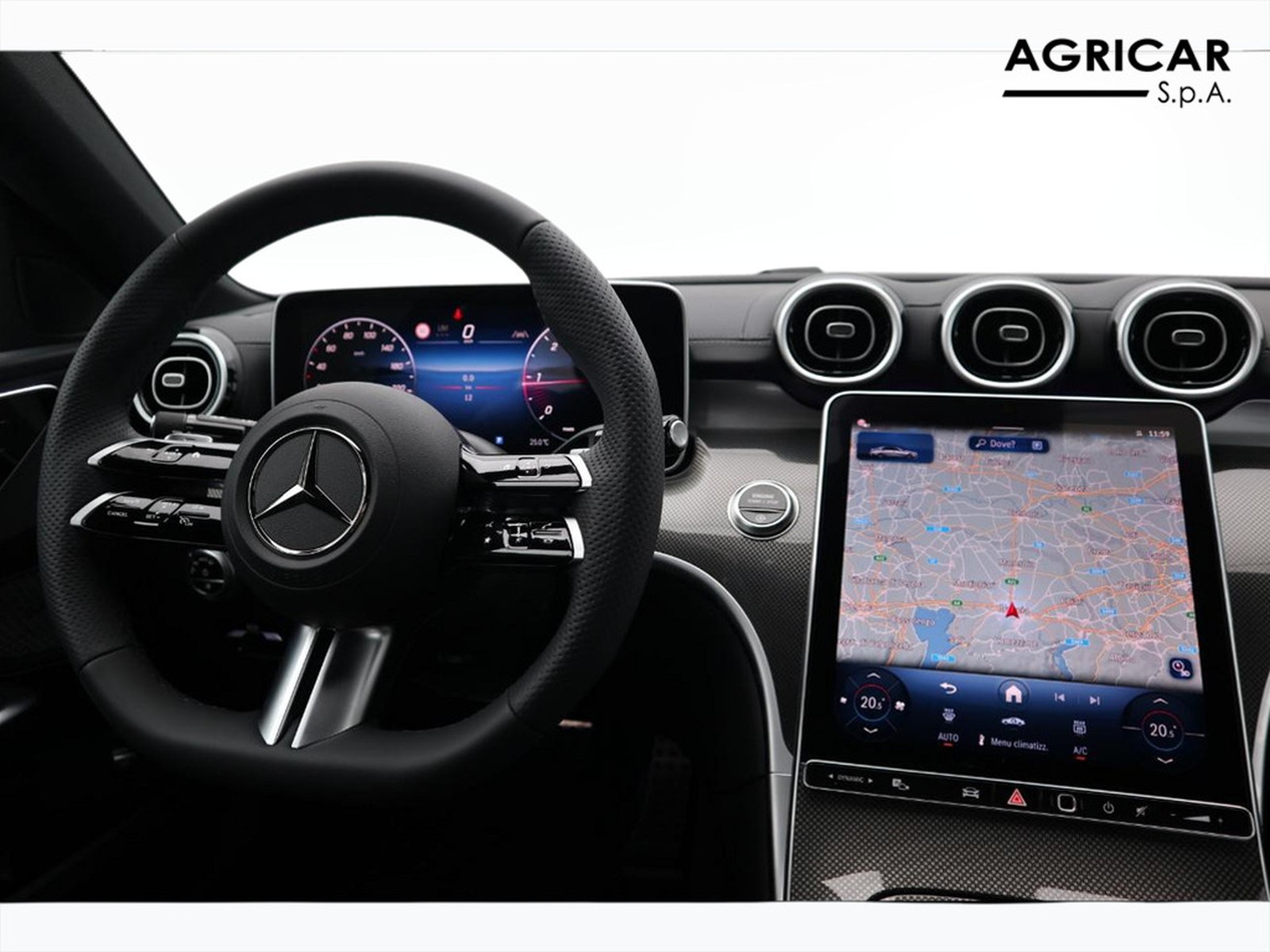 12 - Mercedes Classe C berlina 220 d mild hybrid 200cv amg line advanced 9g-tronic