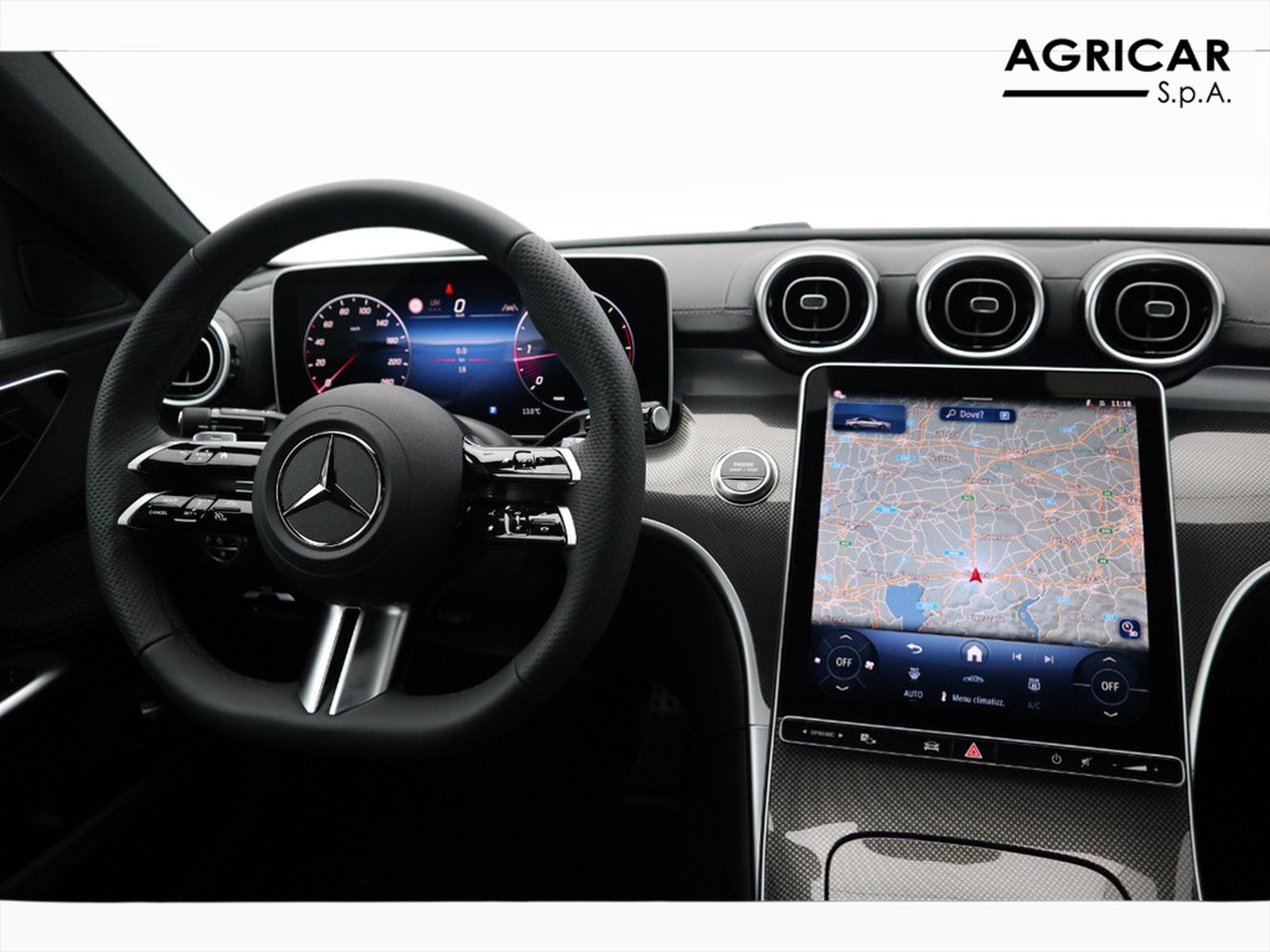 12 - Mercedes Classe C berlina 220 d mild hybrid 200cv amg line advanced 4matic 9g-tronic