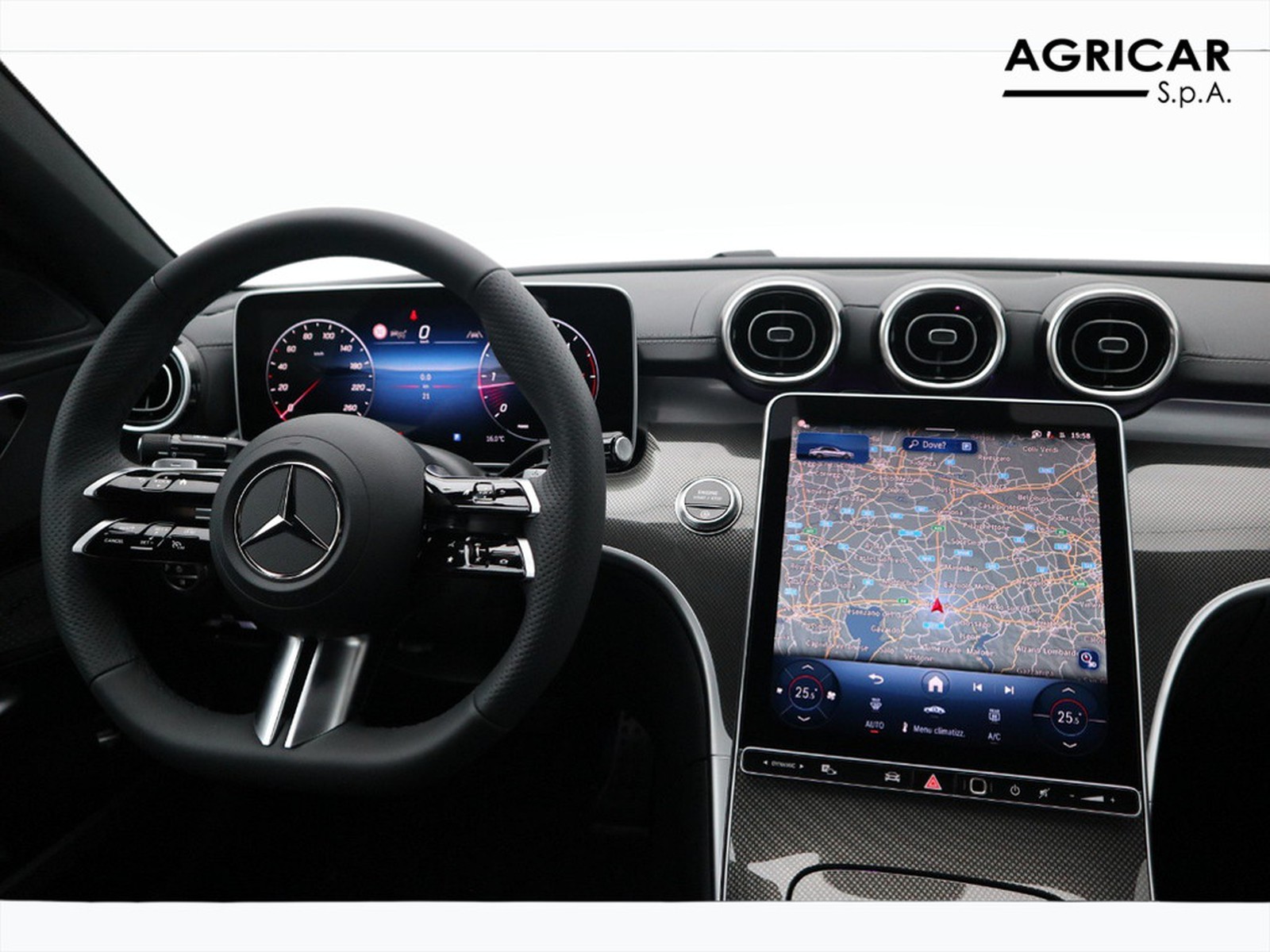 12 - Mercedes Classe C berlina 220 d mild hybrid 200cv amg line advanced 4matic 9g-tronic