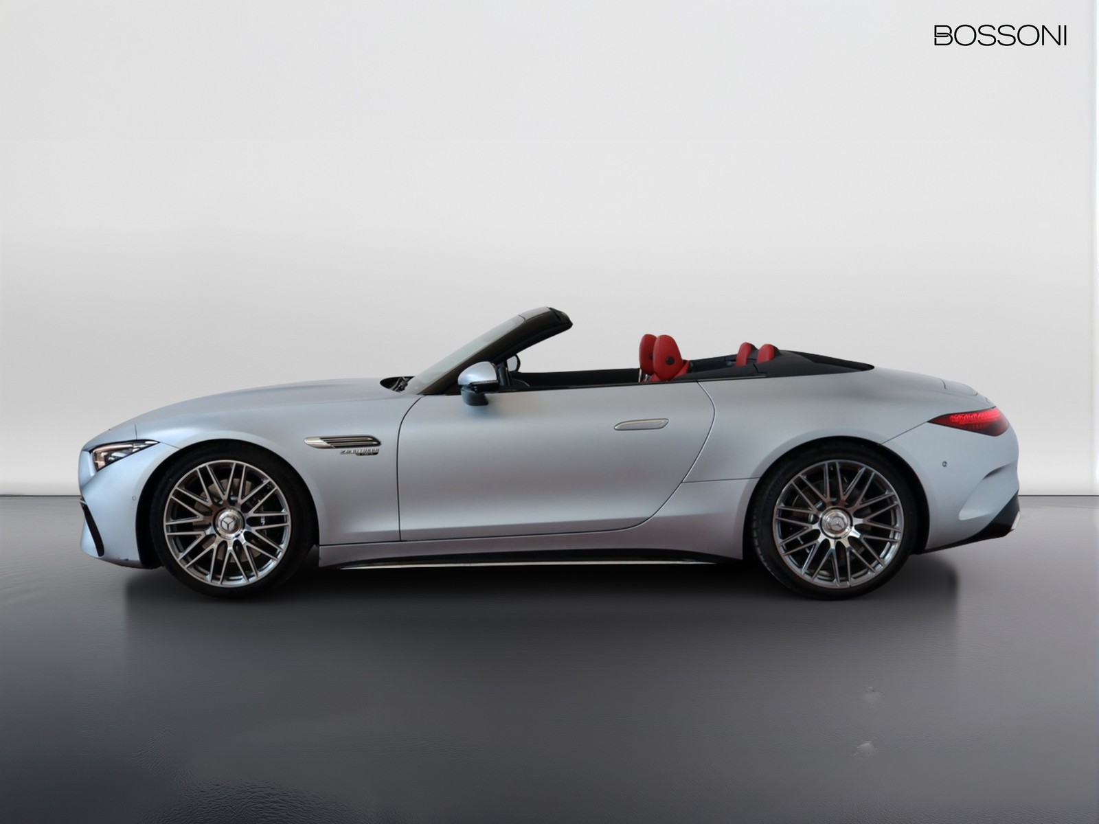 3 - AMG SL amg roadster 55 v8 tribute edition argento/rosso 4matic+