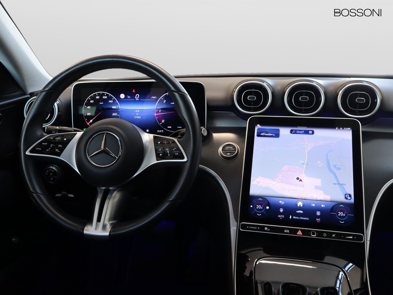12 - Mercedes Classe C berlina 200 d mild hybrid advanced 9g-tronic