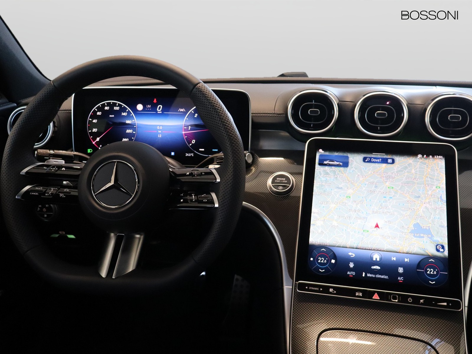 12 - Mercedes Classe C berlina 220 d mild hybrid 200cv amg line advanced 4matic 9g-tronic