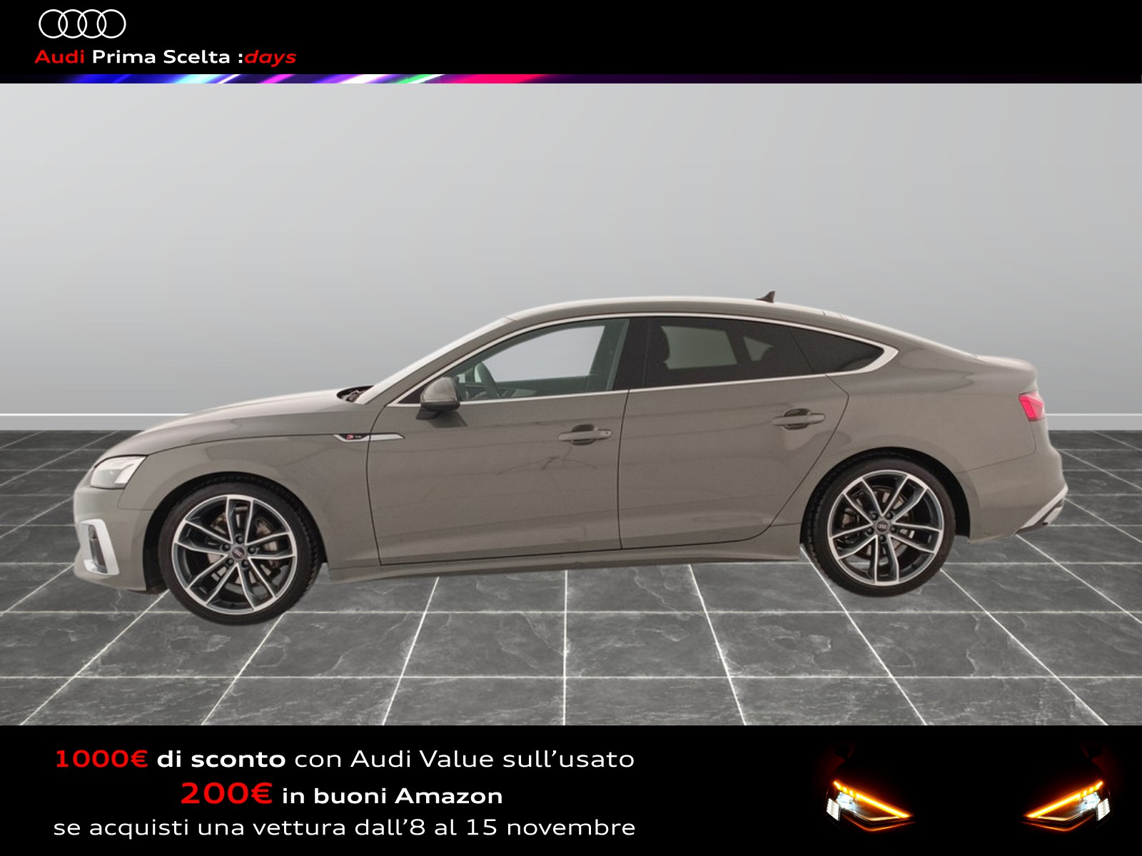 3 - Audi A5 sportback 40 2.0 tdi mhev 204cv s line edition quattro s tronic