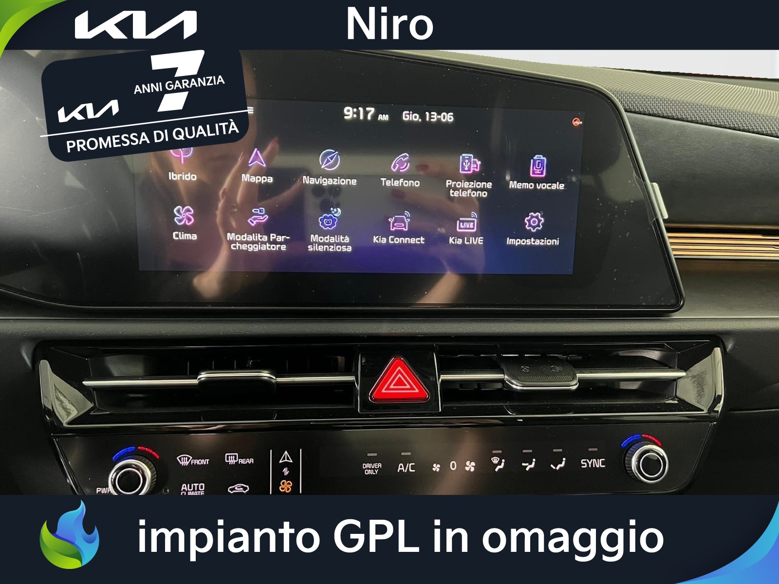 10 - Kia Niro 1.6 gdi hev tri-fuel 126cv style dct6