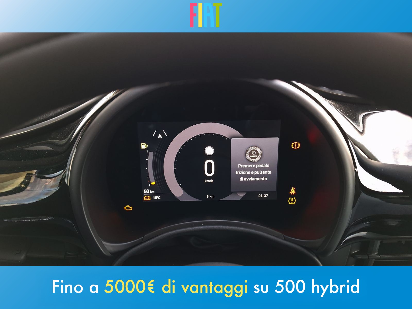 9 - Fiat 500 1.0 hybrid torino