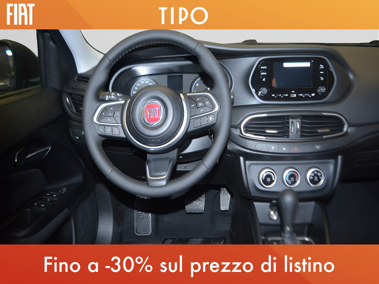 11 - Fiat Tipo 5 porte 1.5 t4 hybrid 130cv dct