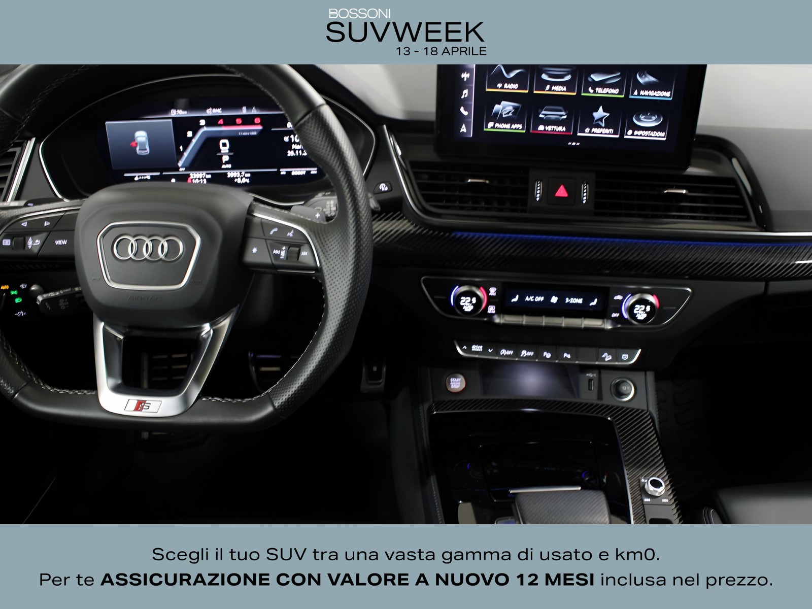 3 - Audi SQ5 ssportback 3.0 v6 tdi mhev 48v sport attitude quattro tiptronic