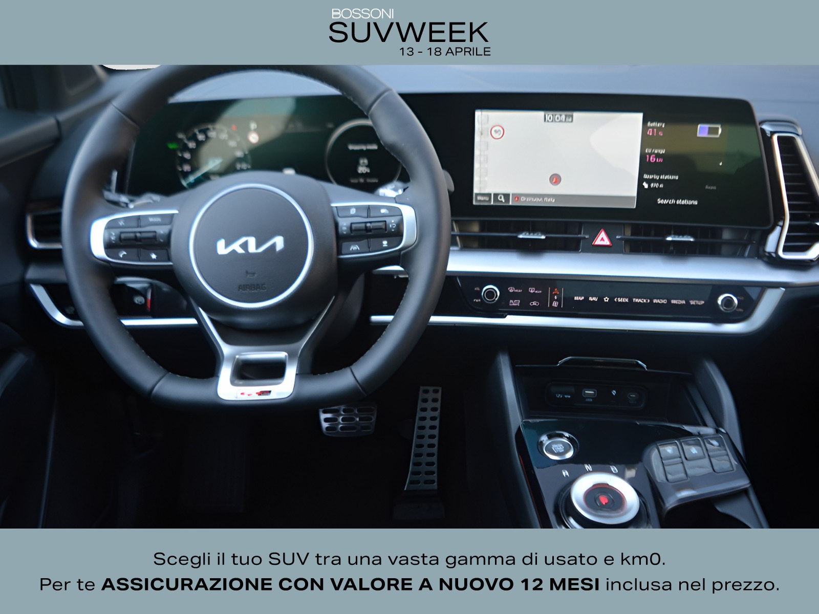 9 - Kia Sportage 1.6 t-gdi phev 245cv gt-line sunroof pack awd at6