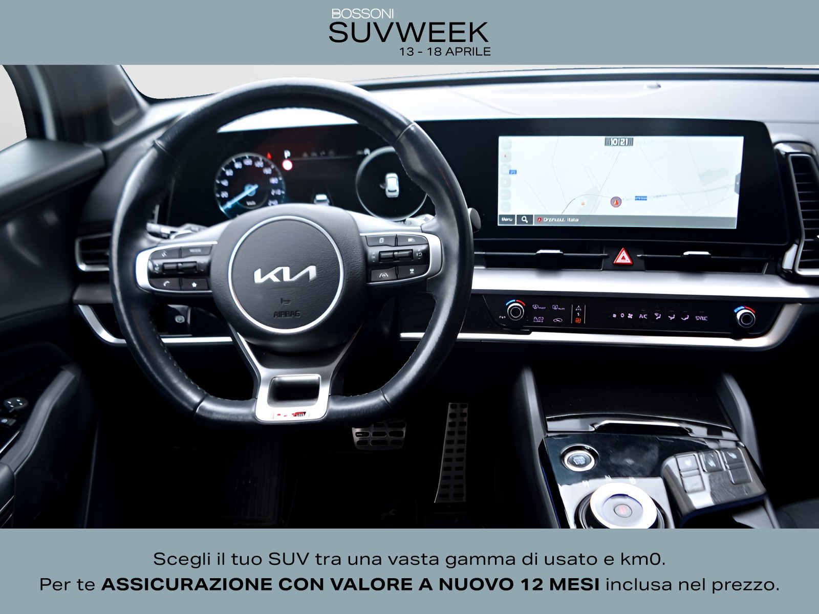 9 - Kia Sportage 1.6 crdi mhev gt-line dct