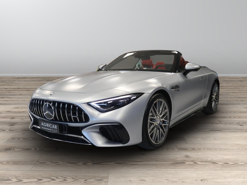 1 - AMG SL amg roadster 55 v8 premium plus tribute edition argento/rosso 4matic+ speedshift mct amg