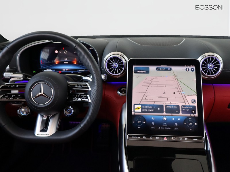 13 - AMG SL amg roadster 55 v8 tribute edition argento/rosso 4matic+