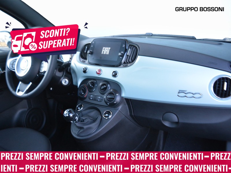 7 - Fiat 500 1.0 firefly hybrid 70cv dolcevita