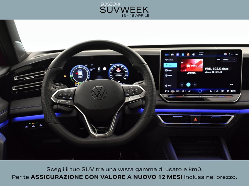 7 - Volkswagen Tiguan 1.5 tsi ehybrid 204cv r-line dsg