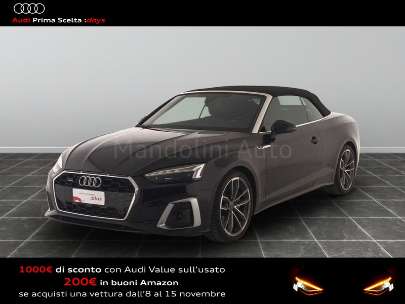 1 - Audi A5 cabrio 40 2.0 tdi mhev 204cv s line edition quattro s tronic