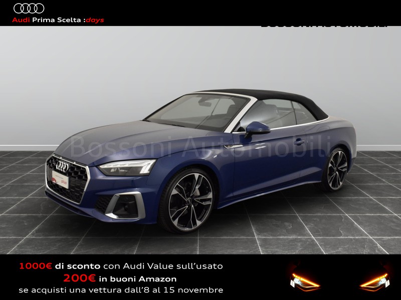 1 - Audi A5 cabrio 40 2.0 tfsi mhev 204cv s line edition quattro s tronic