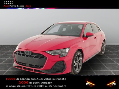 Audi A3 sportback 1.5 tfsi mhev 48v 150cv s line edition