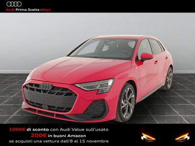 Audi A3 sportback 1.5 tfsi mhev 48v 150cv s line edition